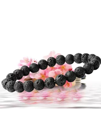 Bracelet en pierre de lave