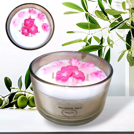 Bougie Nature, Fleurs