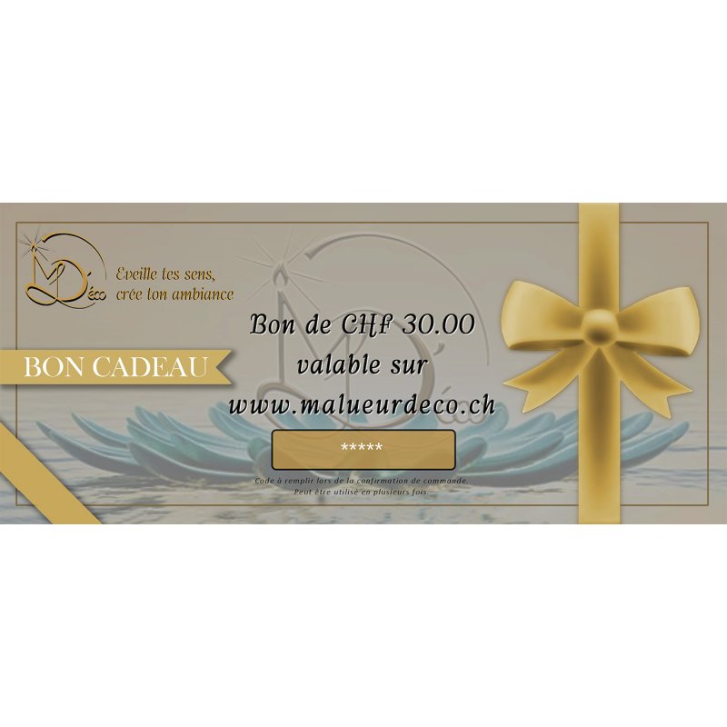 Bon cadeau Ma Lueur D'éco Bon cadeau Ma Lueur D'éco