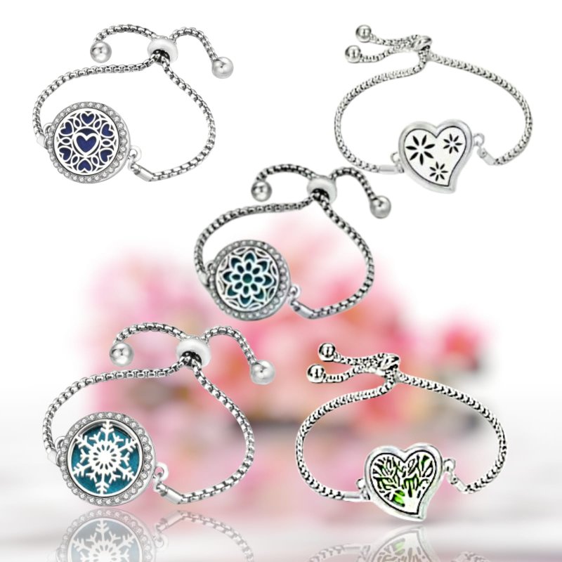 Bracelet diffuseur d'huiles essentielles